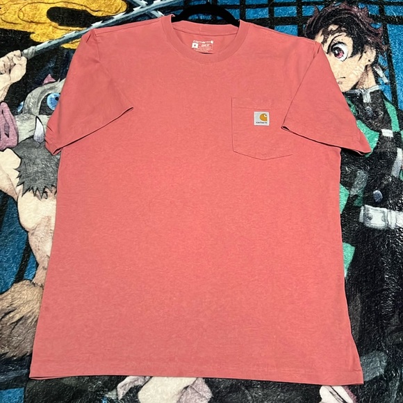 Carhartt Other - Carhartt Beet Red Loose Fit Men's Short Sleeve Shirt Medium